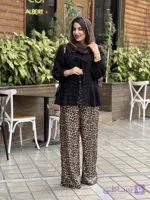 مانتو کوکدوزی جلو گره ای  زنانه سلنا