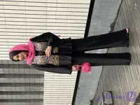 کت سوزندوزی آستین پلیسه مجلسی زنانه مدل عروسک
