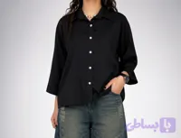 شومیز زنانه باکسی مشکی