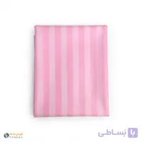 پرده حمام ساتن طرح راه راه سایز 180×180سانتی متر