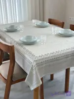 رومیزی مخمل شانل ضد لک طرح وینتیج برای میز 4 الی 12 نفره کد524