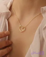 گردنبند قلب منعطف