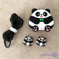 ست 5 تکه محافظ شارژر آیفون 20 وات طرح پاندا کد 1128