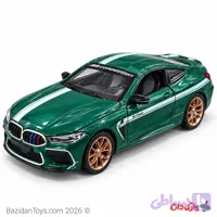 ماکت بی ام و M8 Competition سبز متالیک درب و کاپوت بازشو