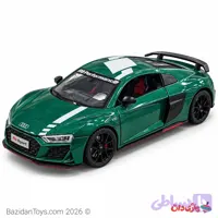 ماکت ماشین آئودی R8 سبز Performance با درب و کاپوت بازشو