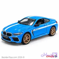 ماکت بی ام و M8 Competition آبی | کاپوت و درب بازشو