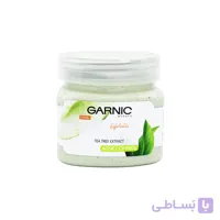 گارنیک کرم اسکراب پوست حاوی پودر هسته زردآلو و روغن برگ درخت چای