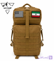 کوله پشتی تاکتیکال 50 لیتری خارجی اورجینال | مناسب طبیعت‌گردی، آفرود و کوهنوردی