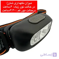 هدلایت سنسوردار HL-05 شارژی | تجهیزات صعود