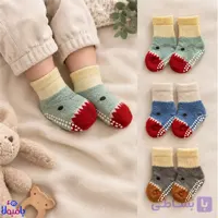 جوراب حوله‌ای استپ‌دار نوزادی وارداتی 0تا6ماهگی