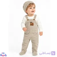 ست بلوز و بیلر جوراب‌دار نوزادی | لباس نوزادی پاییزی