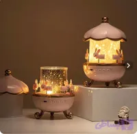 چراغ خواب خرگوشی اسپیکردار موزیکال مدل WHE11 کنترل دار