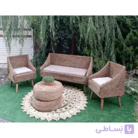 ست مبلمان راحتی حصیری