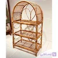 استند سه طبقه حصیری