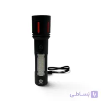 چراغ دستی DP-580A | چراغ قوه شارژی با پنل LED و نمایشگر شارژ
