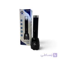 چراغ دستی Deepking DK-752 | چراغ قوه شارژی 3W+1W با پنل LED