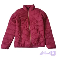 کاپشن بچه‌گانه سبک و زمستانه با یقه ایستاده، دوخت جناغی و آستر هم‌رنگ – زرشکی Pepperts آلمان(12 تا 13 سال)