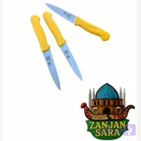 چاقو آشپزی استیل دسته زرد شماره 1 مروارید زنجان