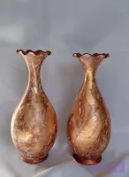 گلدان سفالی شاهرضایی طرح پتینه