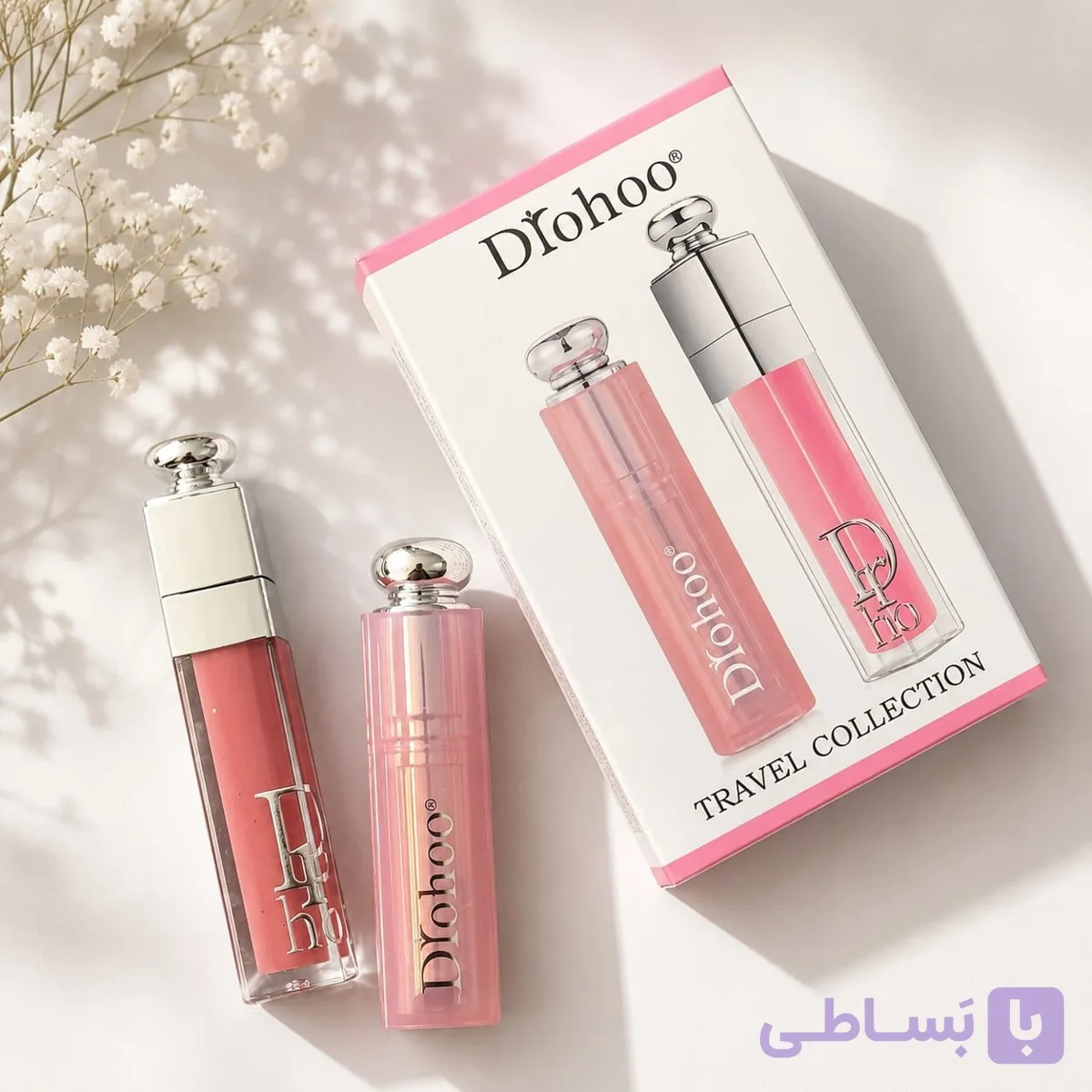 ست لیپ گلاس و بالم لب دورهو Drohoo