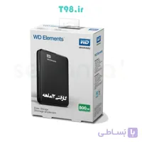 هارد اکسترنال 500 گیگابایت وسترن دیجیتال WD Elements
