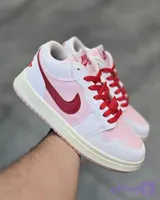 کتونی جردن صورتی قرمز بدون ساق Nike Jordan1