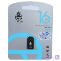 فلش مموری Queen tech USB2.0 مدل Fix ظرفیت 16GB – مشکی (گارانتی مادام العمر شرکت آی تین)