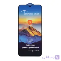 گلس و محافظ صفحه نمایش شیشه ای Full Cover ESD Mountain Mietubl مدل Samsung A34 – مشکی (بدون پک)