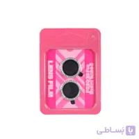 محافظ لنز رینگی اورجینال نگین دار Xiaomi Poco X8 Pro – نقره ای (پک صورتی) – MPS