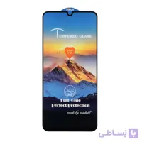 گلس و محافظ صفحه نمایش شیشه ای Full Cover ESD Mountain Mietubl مدل Samsung A15 / A25 / A24 / M34 / F34 – مشکی (بدون پک)