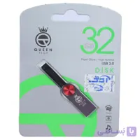 فلش مموری Queen tech USB2.0 مدل DISK ظرفیت 32GB – قرمز (گارانتی مادام العمر شرکت آی تین)