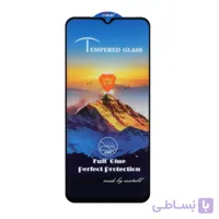 گلس و محافظ صفحه نمایش شیشه ای Full Cover ESD Mountain Mietubl مدل Samsung A14 / M14 / F14 / A22 5G – مشکی (بدون پک)