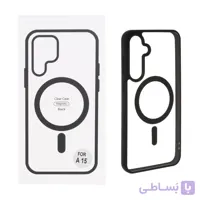 قاب شفاف Samsung Galaxy A35 / A55 با قابلیت شارژ MagSafe – مشکی (پک دار)