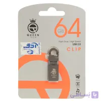 فلش Queen Clip USB2.0 Flash Memory-64GB مشکی (گارانتی مادام العمر شرکت آی تین)