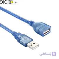 کابل افزایش USB شیلدار مینی تک 1.5 متری