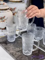 لیوان و نیم لیوان دفرمه یخی پیرکس محصول وارداتی