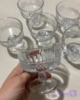 بستنی خوری پایه بلند و کوتاه الیسا Deli glass