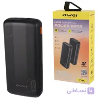 پاور بانک فست شارژ 20000 اوی Awei P19K 2.4A 12WAwei P19K 2.4A 12W 20000mAh Power Bank