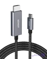 کابل 180 سانتی متر USB-C به HDMI انکر Anker USB C to HDMI Cable 6ft A87E0H12