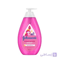 شامپو مو فر کودک Johnsons Shiny Drops 750 میلی‌لیتر