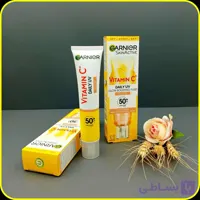 فلوئید ضد آفتاب ویتامین C گارنیه مدل Glow حجم ۴۰ میل | Garnier Vitamin C Daily UV Glow