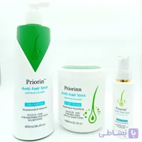 شامپو، ماسک و سرم تقویت کننده مو و ضد ریزش Primerin Plus | Priorin Anti-hair loss (حاوی کراتین و کلاژن) حجم 800ml, 1000ml, 100ml