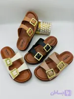 دمپایی دو سکگ لژدار دولایه✅