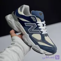 کتونی نیوبالانس ۹۰۶۰ کرم سورمه‌ای New Balance 9060 Cream Navy