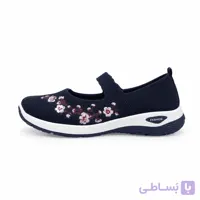 صندل جلو بسته زنانه طبی سرمه‌ای