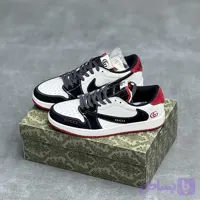 کفش نایک ایر جردن وان لو تراویس اسکات گوچی Nike Air Jordan 1 Low Travis Scott Gucci