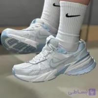کفش نایک وی تو کی آبی سفید Nike V2K Blue White