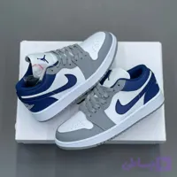 کفش نایک ایر جردن وان لو ترو بلو | Nike Air Jordan 1 Low True Blue