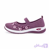 صندل طبی زنانه گلدار یاسی