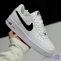 نایک ایر فورس وان سفید مشکی Nike Air Force 1 White Black